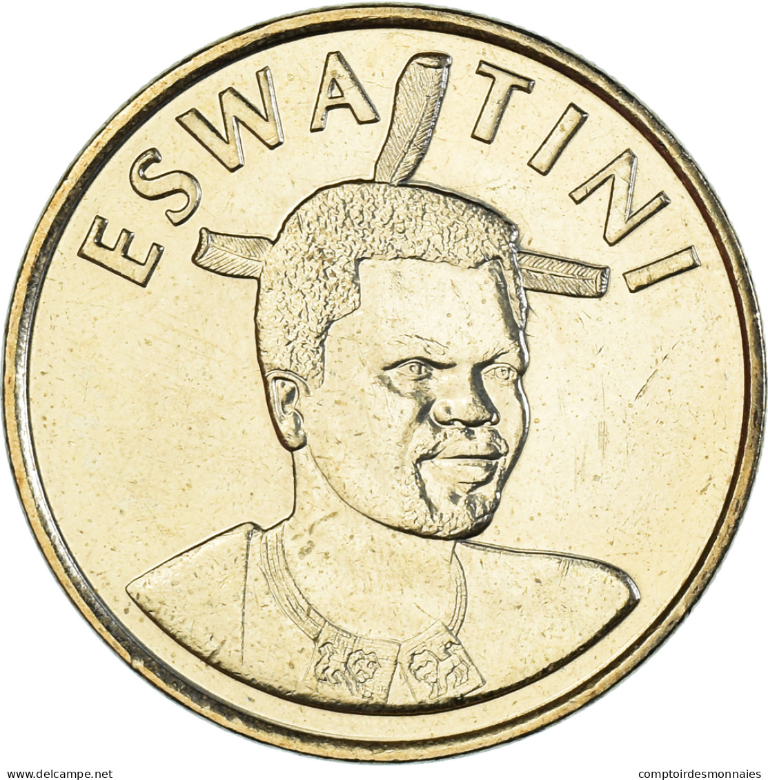Monnaie, Eswatini, 5 Emalangeni, 2021, ESWATINI., SPL, Bronze-Aluminium - Swazilandia