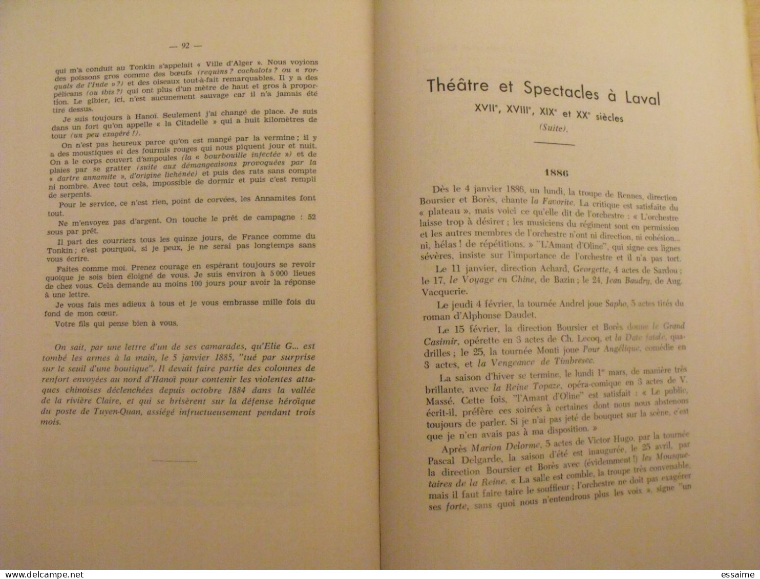 bulletin historique et archéologique de la Mayenne. 1968, n° 20 (240) . Laval Chateau-Gontier. Goupil.