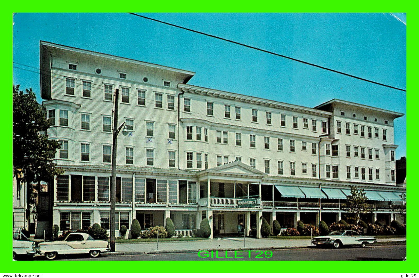 ATLANTIC CITY, NJ - HOLMHURST HOTEL - TRAVEL IN 1971 - TRAVEL LITERATURE CORP - OLD CARS - - Atlantic City