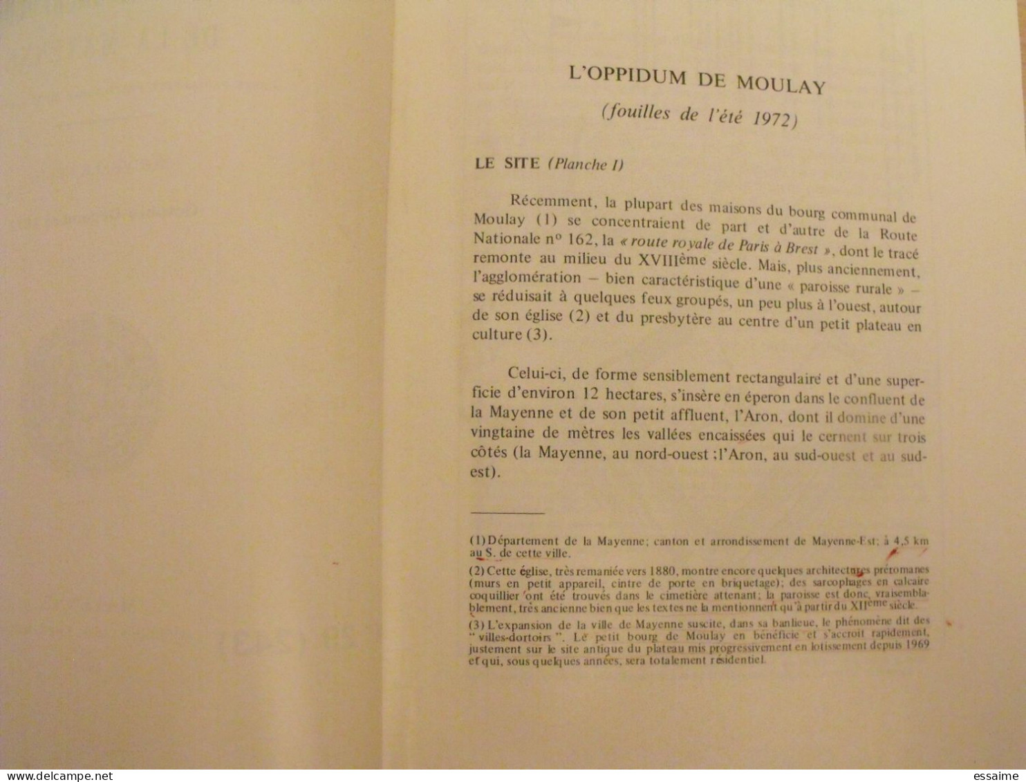 bulletin historique et archéologique de la Mayenne. 1972, n° 29 (243) . Laval Chateau-Gontier. Goupil.