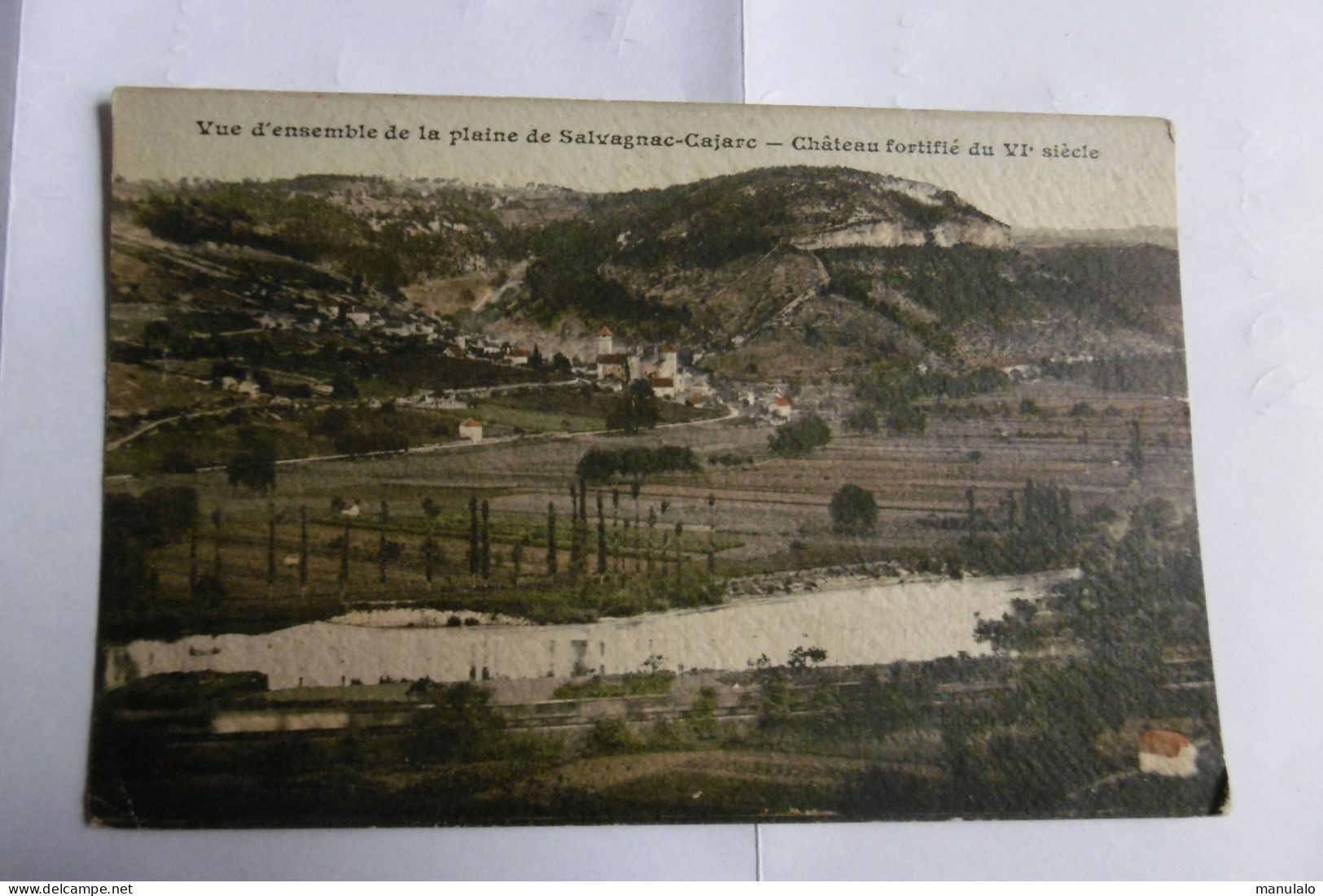 D 81 - Vue D'ensemble De La Plaine De Salvagnac Cajarc - Château Fortifié Du VIe Siècle - Salvagnac