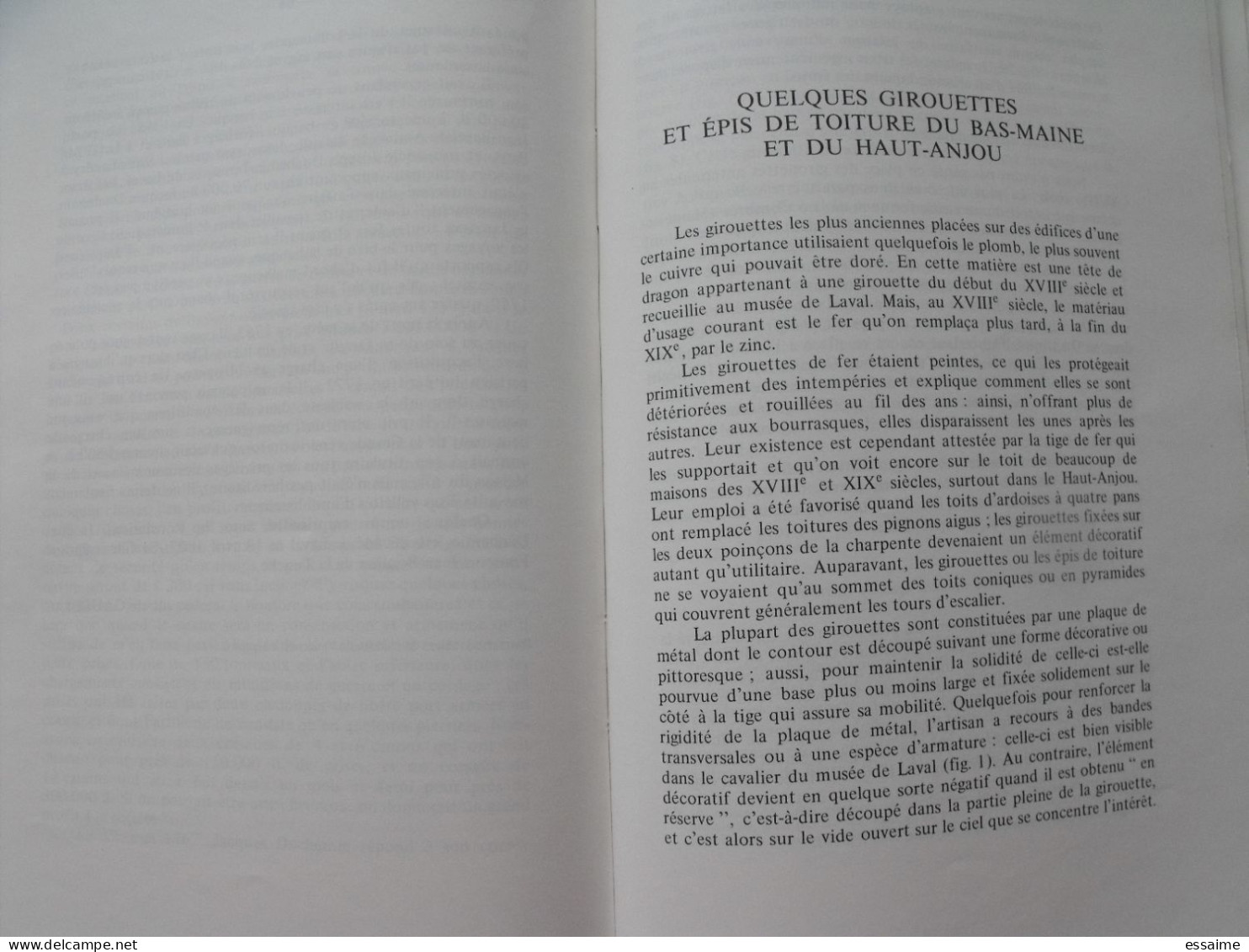 bulletin historique et archéologique de la Mayenne. 1973, n° 33 (244) . Laval Chateau-Gontier. Goupil. girouette