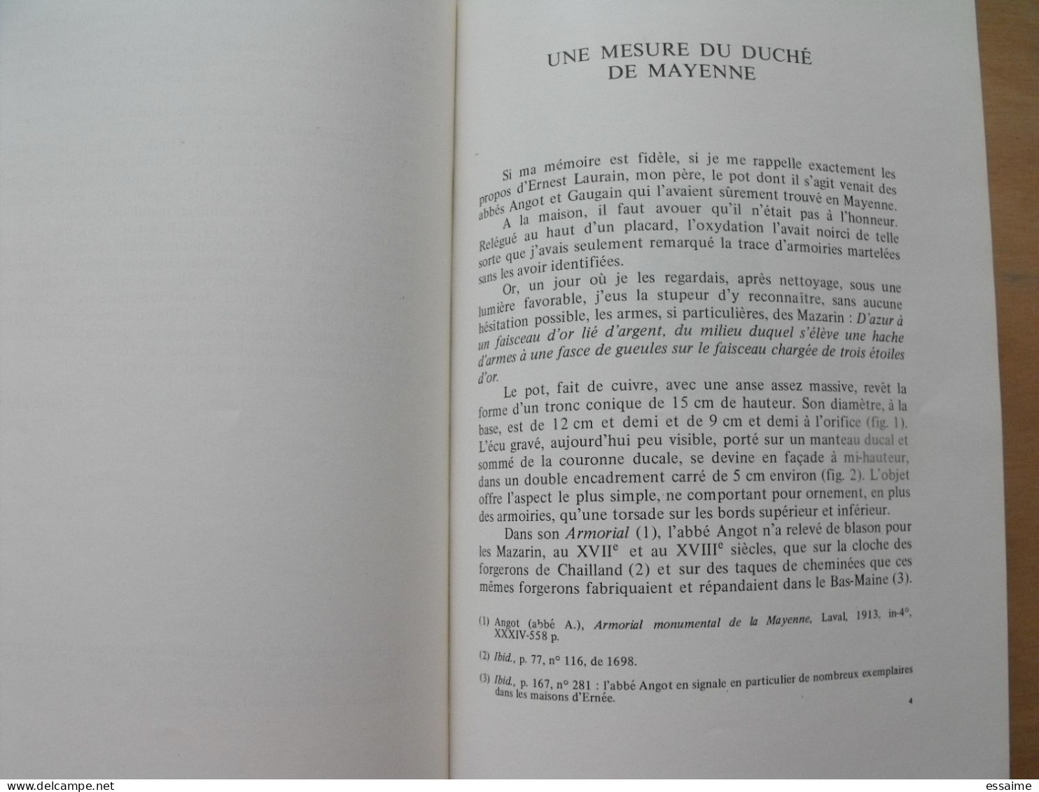 bulletin historique et archéologique de la Mayenne. 1973, n° 33 (244) . Laval Chateau-Gontier. Goupil. girouette