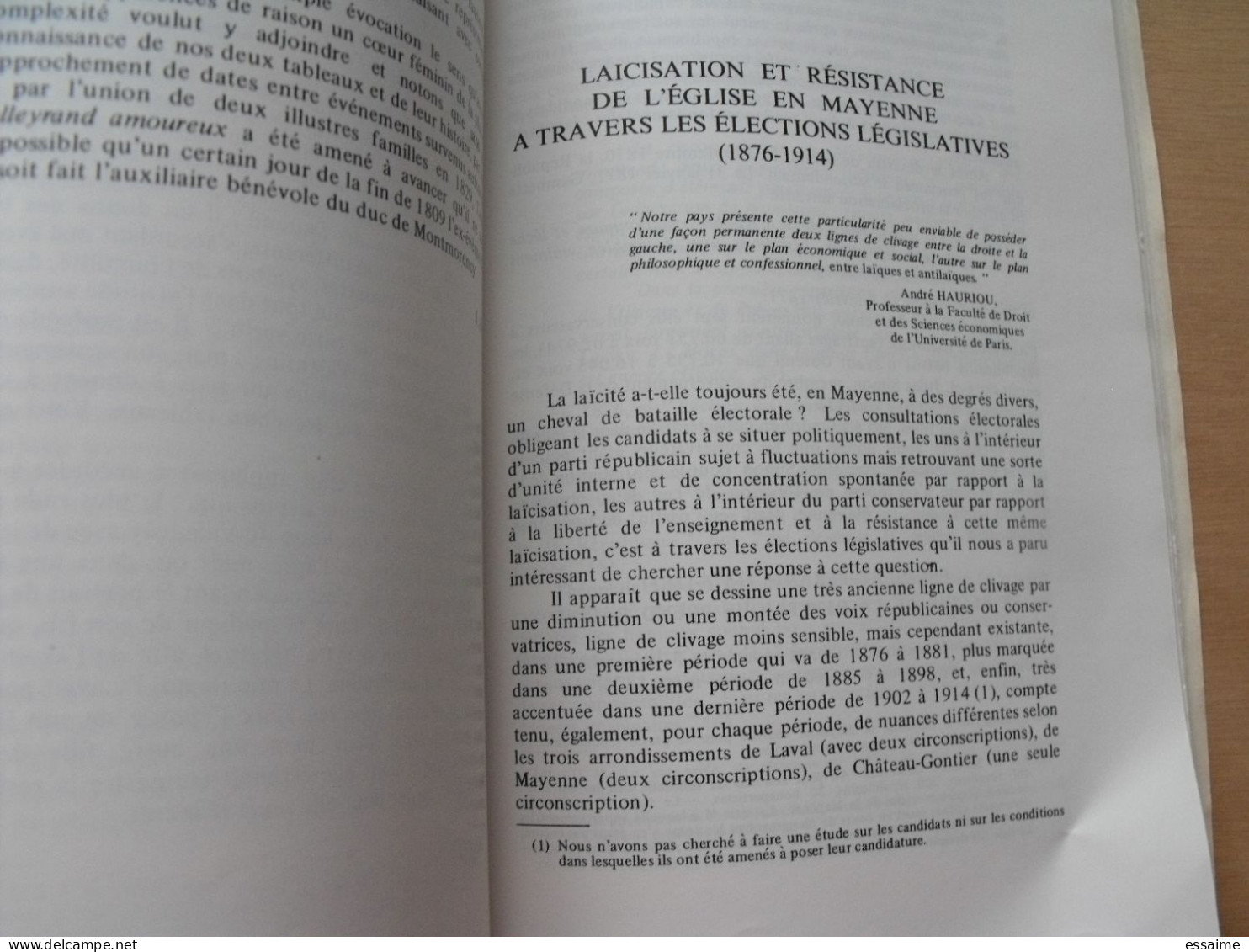 Bulletin Historique Et Archéologique De La Mayenne. 1974, N° 37 (245) . Laval Chateau-Gontier. Goupil. Girouette - Pays De Loire