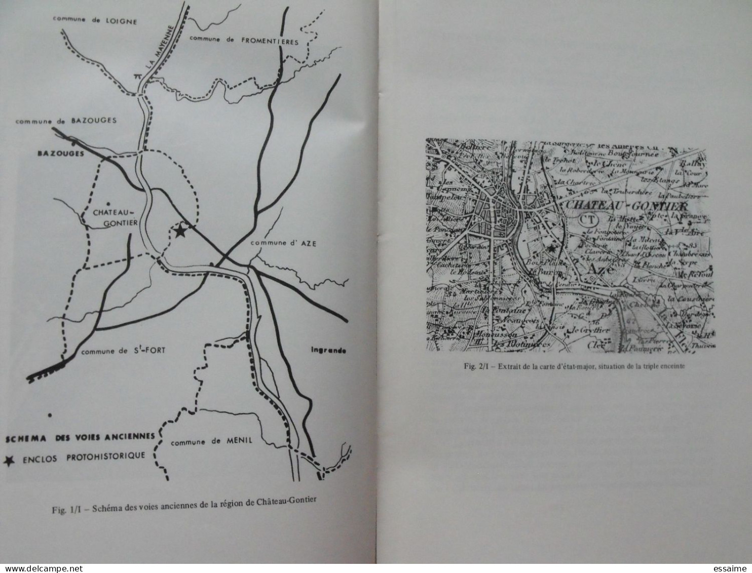 bulletin historique et archéologique de la Mayenne. 1975-76, n° 41-42 (246-4) . Laval Chateau-Gontier. Goupil.