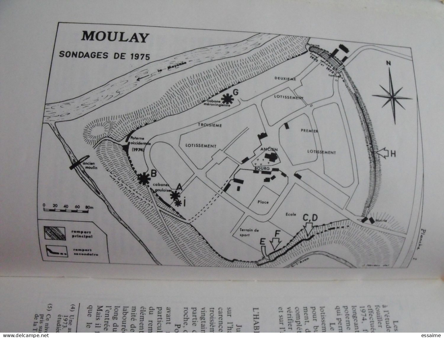 bulletin historique et archéologique de la Mayenne. 1975-76, n° 41-42 (246-4) . Laval Chateau-Gontier. Goupil.