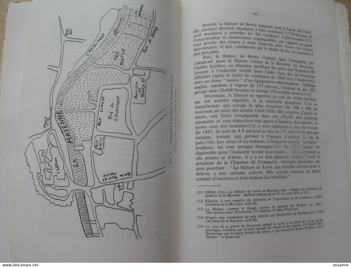 bulletin historique et archéologique de la Mayenne. 1975-76, n° 41-42 (246-4) . Laval Chateau-Gontier. Goupil.