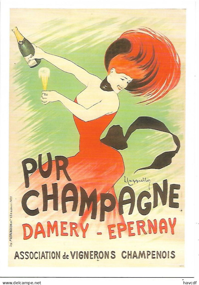 CPM - édit. Cartexpo - 10792 - PUR CHAMPAGNE - DAMERY - EPERNAY, Par  Cappiello - Cappiello