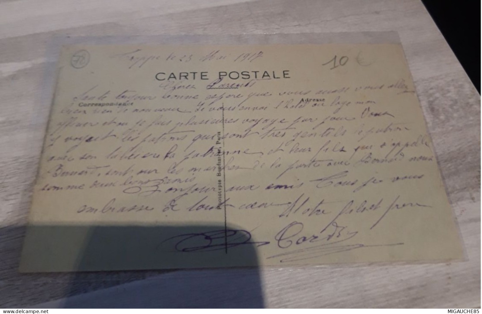 Carte  Postale  TRAPPES    Hôtel  Moderne ,rue De Montfort - Trappes