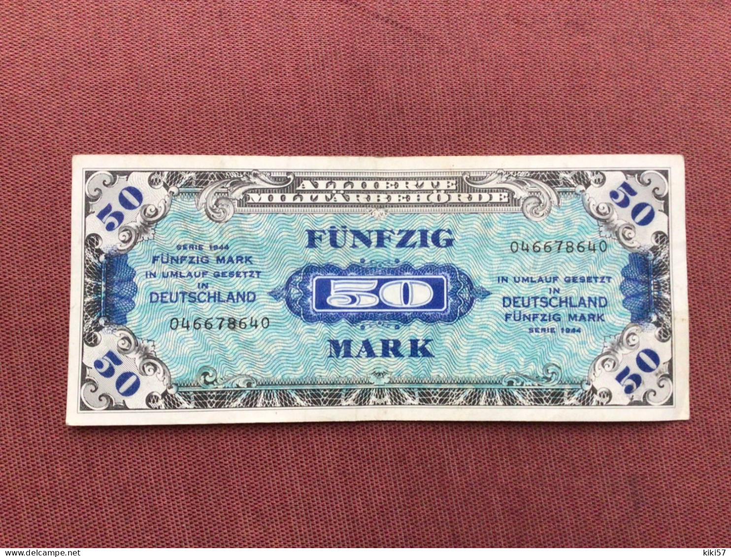 ALLEMAGNE Billet De 50 Mark 1944 - Otros & Sin Clasificación