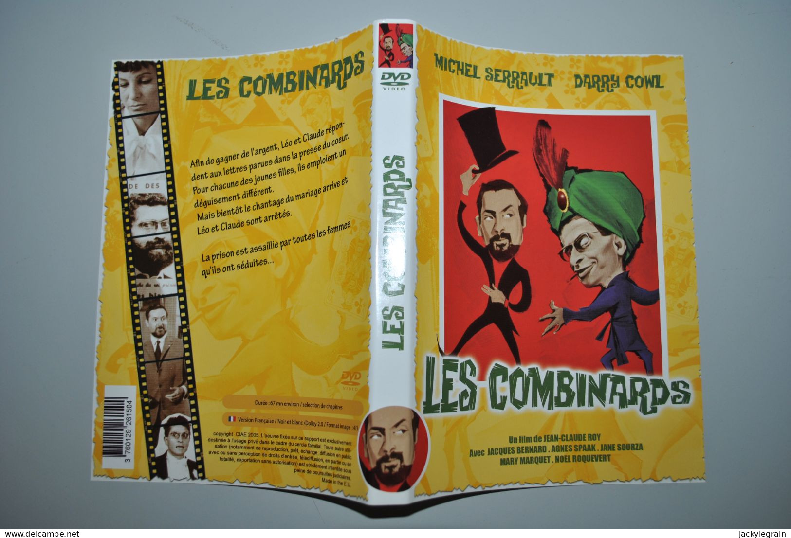 Jaquette DVD "Combinards"/Serrault-Darry Cowl Envoi Bpost Belgique : 2 € Europe : 5 € - Comedy