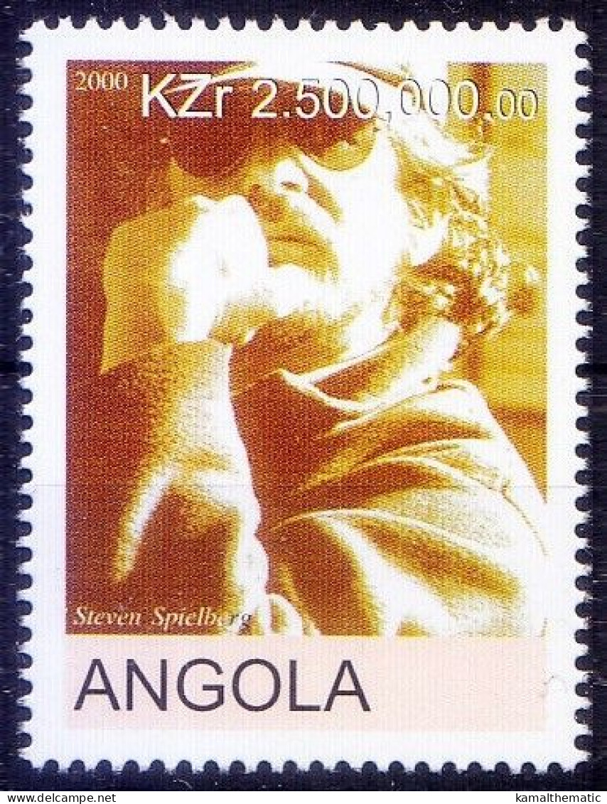 Steven Spielberg, American Director, Producer, Screenwriter, Angola 2000 MNH - Acteurs