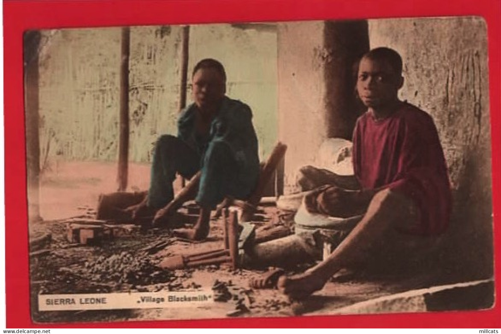 SERRA LEONE    VILLAGE BLACKSMITH    ETHNIC  Pu 1914 - Sierra Leone