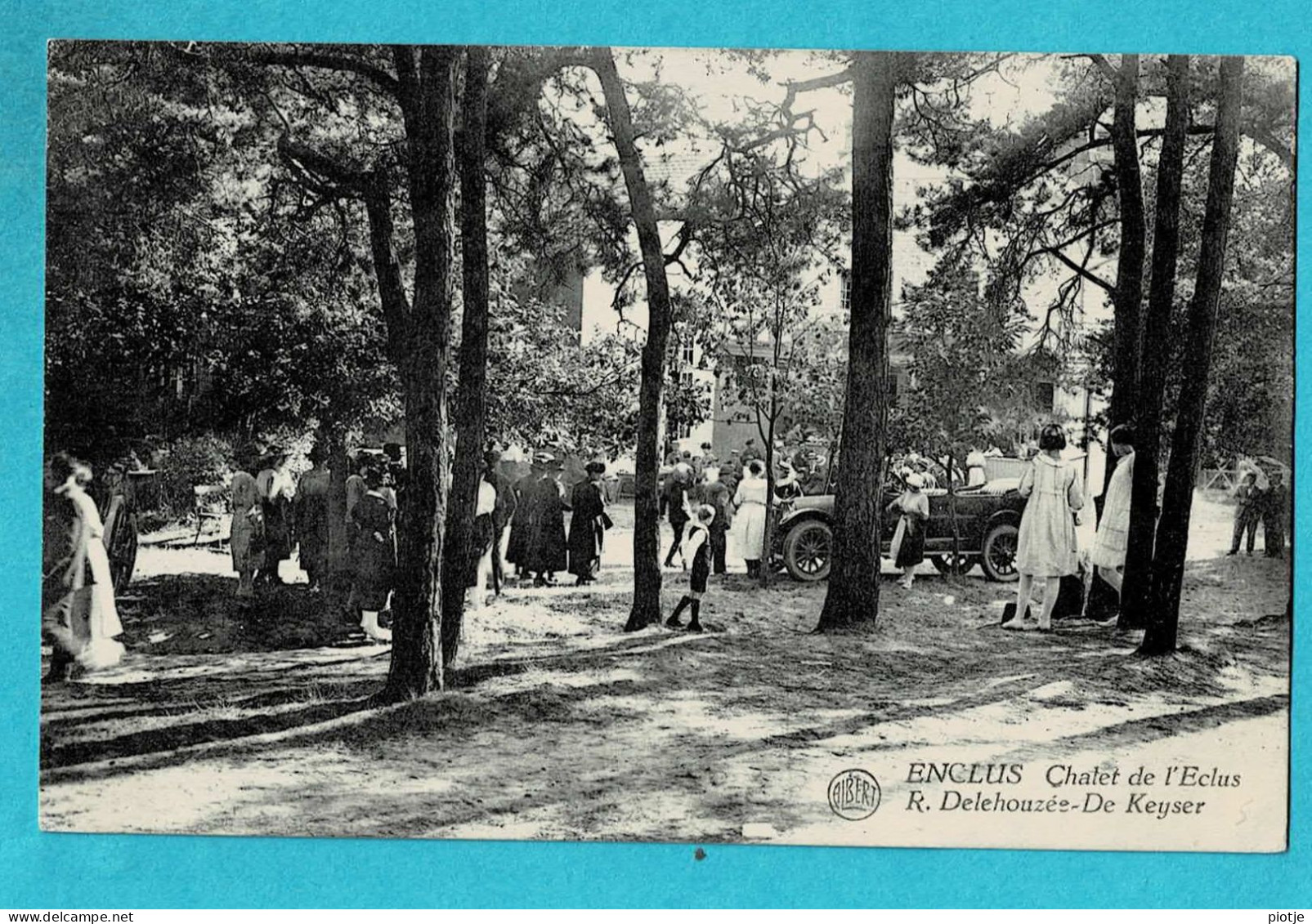 * Kluisbergen - Mont De L'Enclus (Oost Vlaanderen) * (Albert, Photo Comptoir Gyselynck) Chalet De L'Enclus, Delehouzée - Kluisbergen