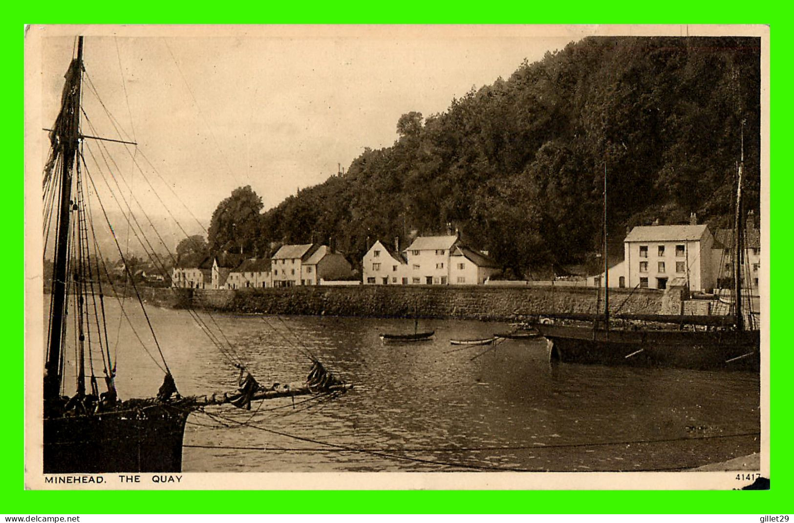 MINEHEAD, SOMERSET, UK - THE QUAY - PHOTOCHROM CO LTD - TRAVEL - - Minehead