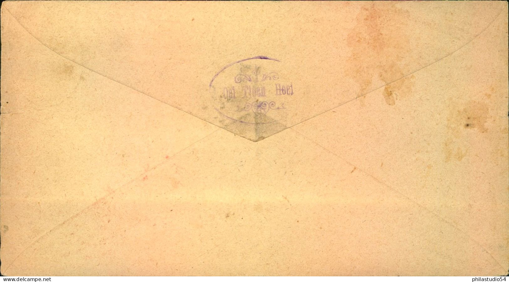1873, 10 Cent Statinery Envelope Domestically Used - Niederländisch-Indien