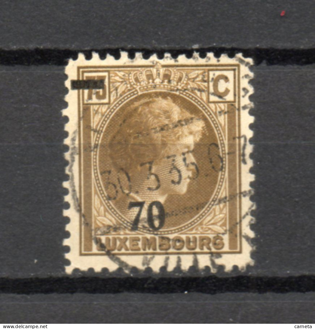 LUXEMBOURG    N° 258    OBLITERE   COTE 0.50€    GRANDE DUCHESSE CHARLOTTE - 1926-39 Charlotte Rechtsprofil