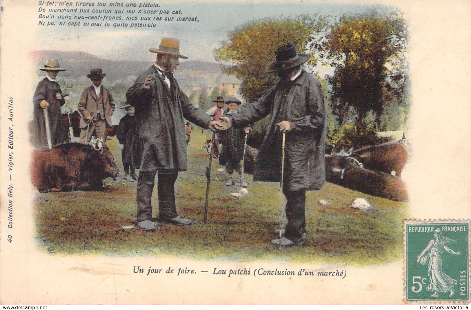 FRANCE - Un Jour De Foire - Lou Patchi  - Conclusion D'un Marché - Carte Postale Ancienne - Ferias