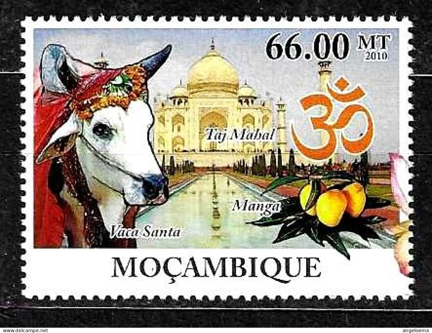 MOZAMBICO - 2010 VACCA SACRA In India Nuovo** MNH - Koeien