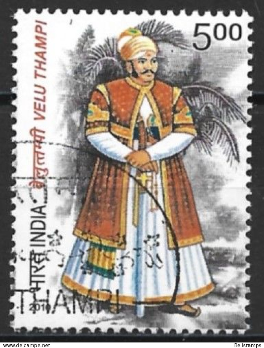 India 2010. Scott #2417 (U) Velu Thampi (1765-1809), Prime Minister Of Travancore  *Complete Issue* - Gebraucht