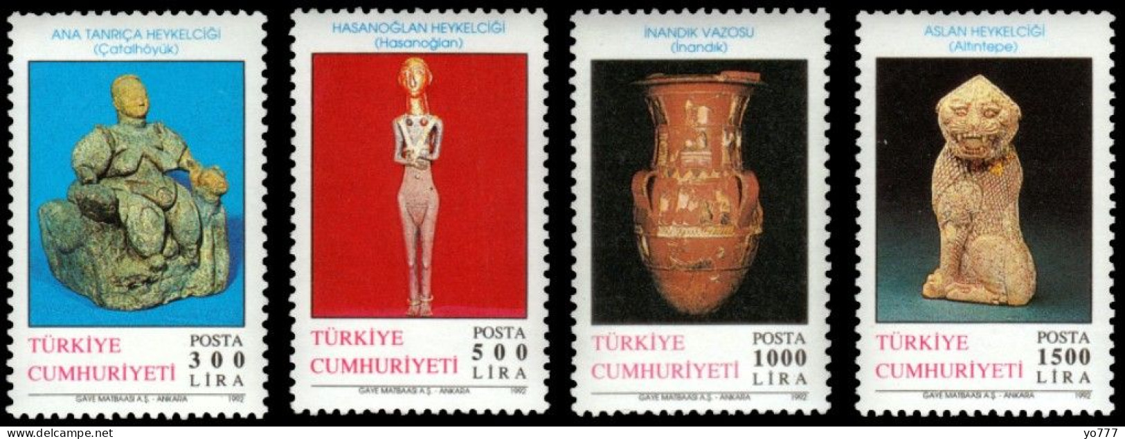 (2942-45) TURKISH HISTORIC WORKS MNH** - Ungebraucht