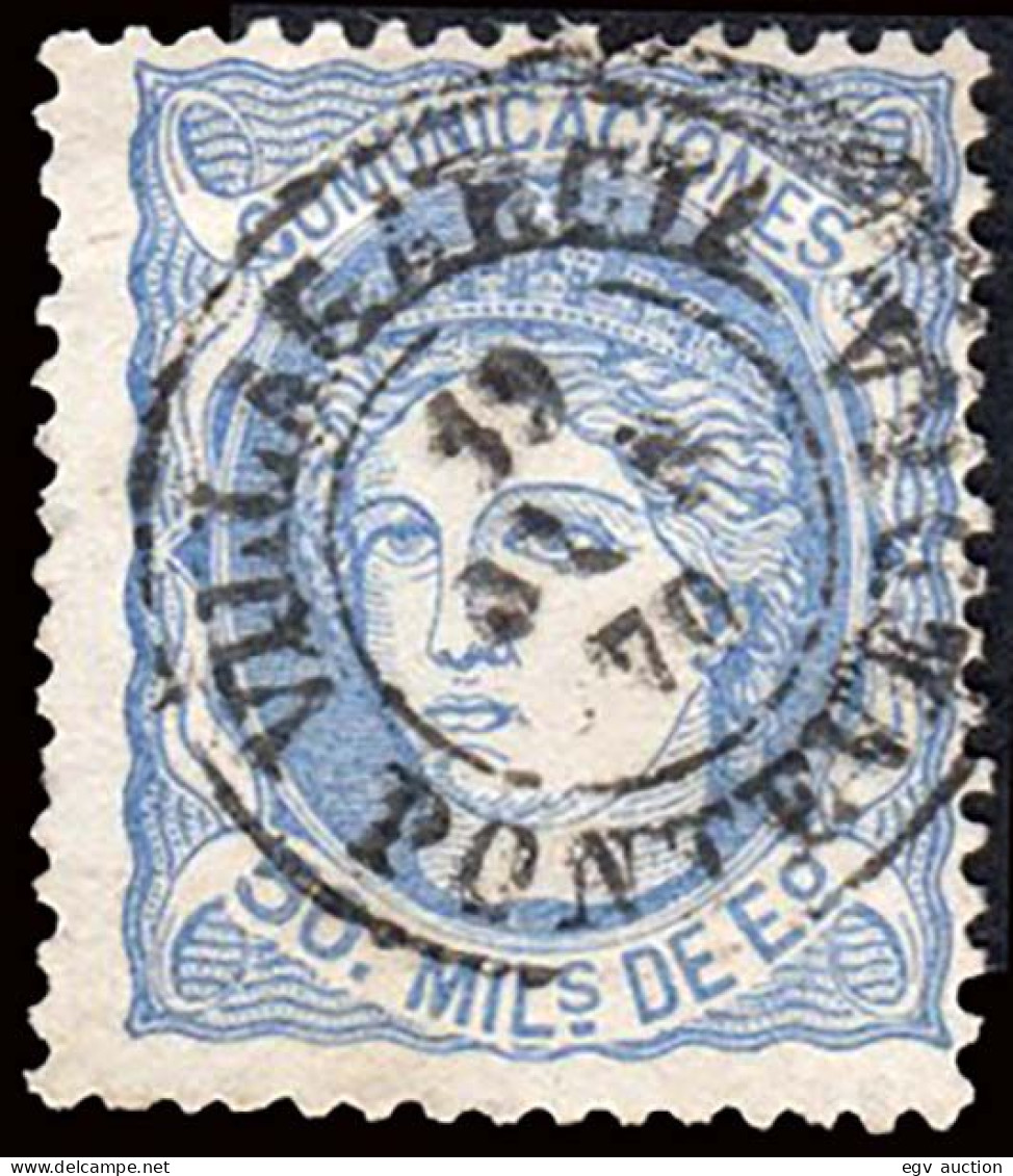 Pontevedra - Edi O 107 - 5 Milm.- Mat Fech. Tp. II "Villagarcía" - Used Stamps