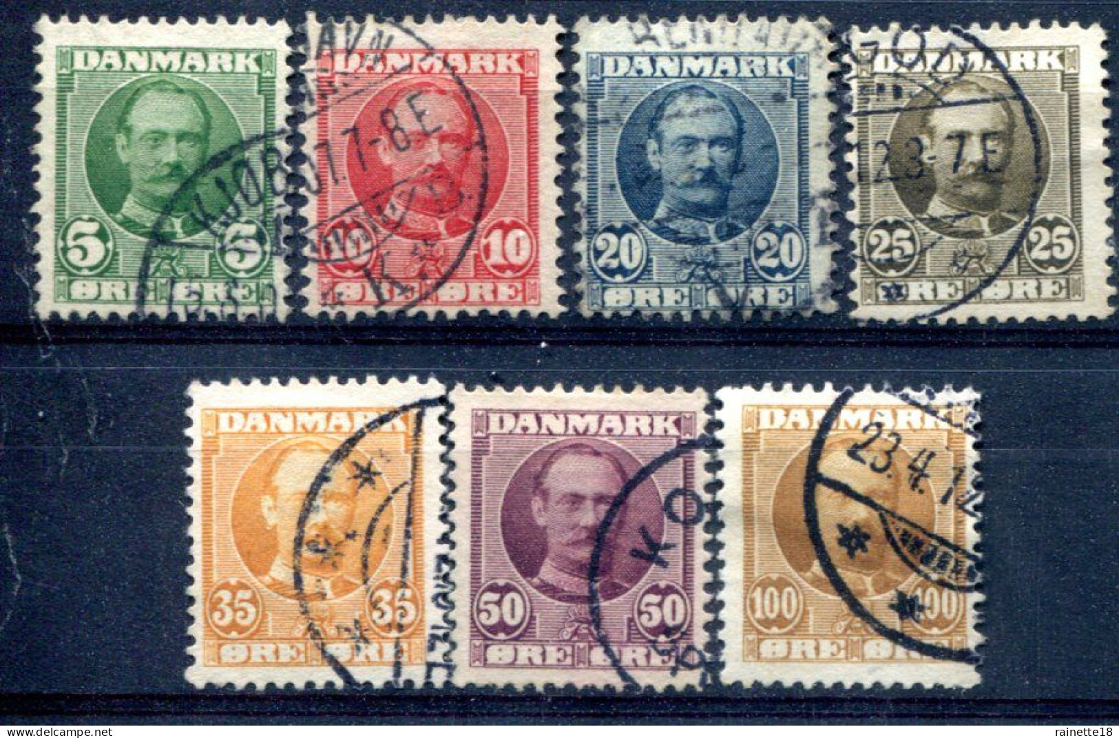 Danemark                   55/61 Oblitérés - Used Stamps