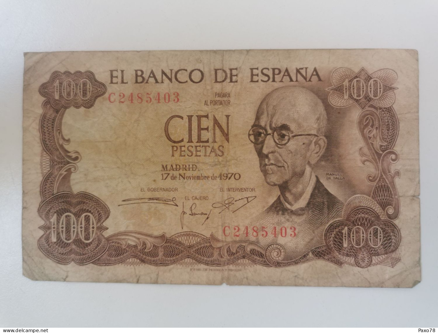 Espanha, 100 Pesetas 1970 - 100 Peseten