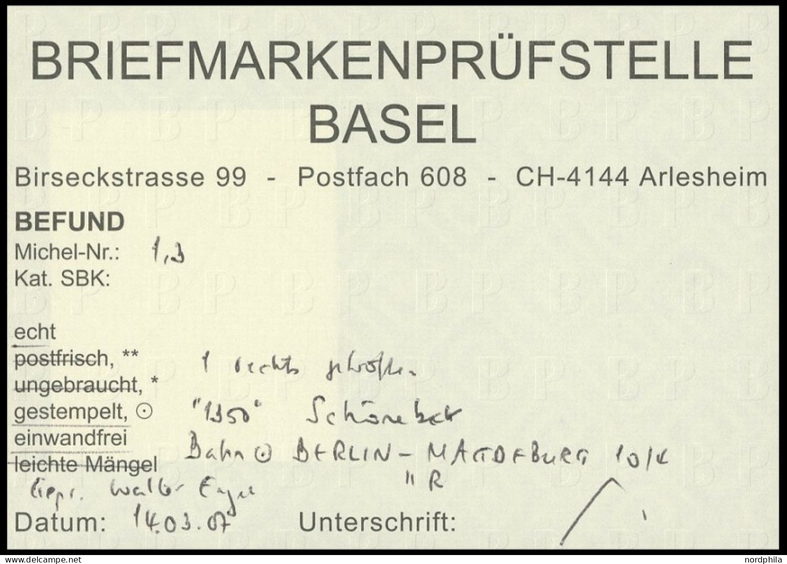 PREUSSEN 1,3 BrfStk, 1850, 1/2 Sgr. Rotorange (rechts Leicht Angeschnitten) Mit Breitrandiger 2 Sgr. Schwarz Auf Blau Au - Autres & Non Classés