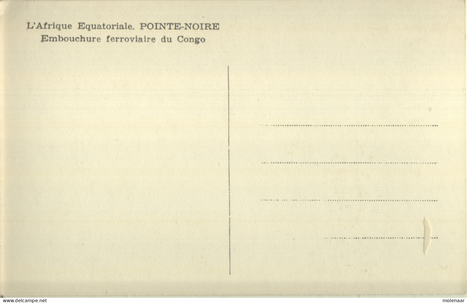 Postkaarten > Afrika > Equatoriaal Guinea Pointe Noire Ongebruikt (13165) - Guinée Equatoriale