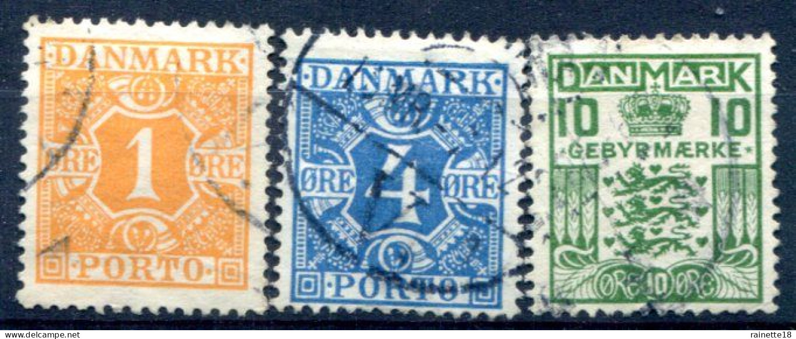 Danemark             Taxes   9/10 + 20   Oblitérés - Postage Due