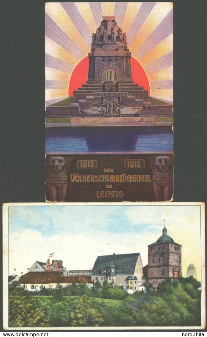 SST Bis 1918 30,32 BRIEF, LEIPZIG, 1913/1 Weihe Des Völkerschlacht-Denkmals Und Welt-Ausstellung Für Buchgewerbe Und Gra - Briefe U. Dokumente