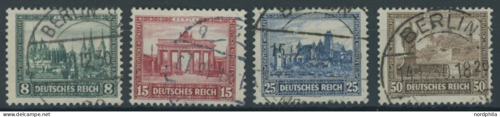 Dt. Reich 450-53 O, 1930, Nothilfe, Prachtsatz, Mi. 140.- - Used Stamps