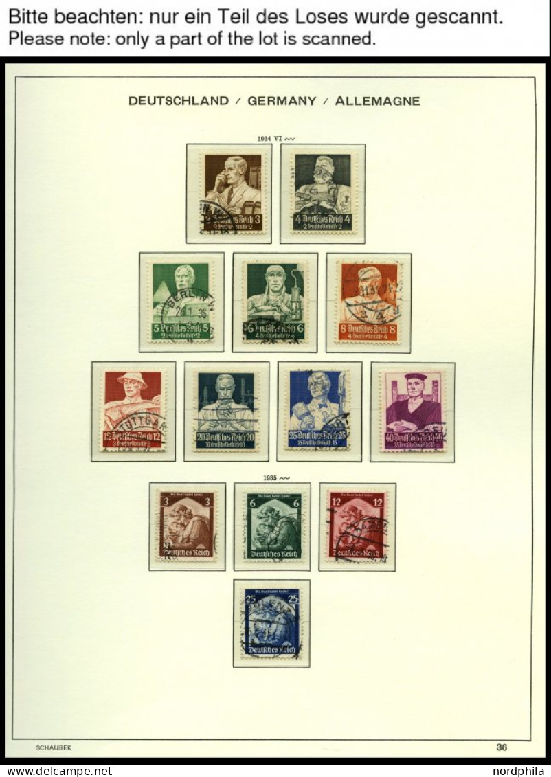 SAMMLUNGEN O,,,Brief,BrfStk , 1933-45, Reichhaltige Sammlung Dt. Reich Mit Vielen Guten Ausgaben Und Einigen Interessant - Unused Stamps