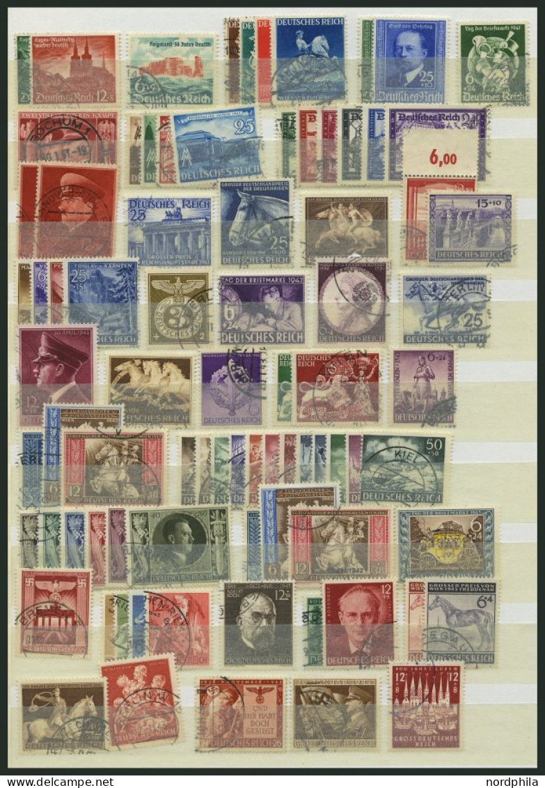 LOTS O, 1935-44, Partie Verschiedener Kompletter Ausgaben, Fast Nur Pracht, Mi. 708.- - Oblitérés