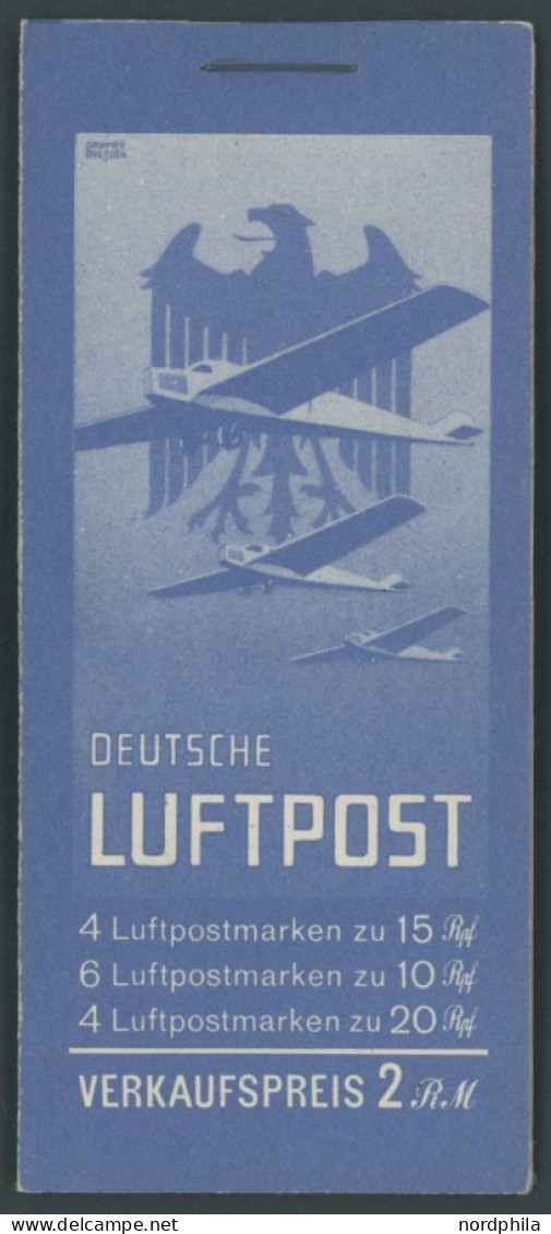 ZUSAMMENDRUCKE MH 20.2 , 1931, Markenheftchen Flugpost, Ohne ONr., Nicht Durchgezähnt, Pracht, Mi. 1300.- - Zusammendrucke