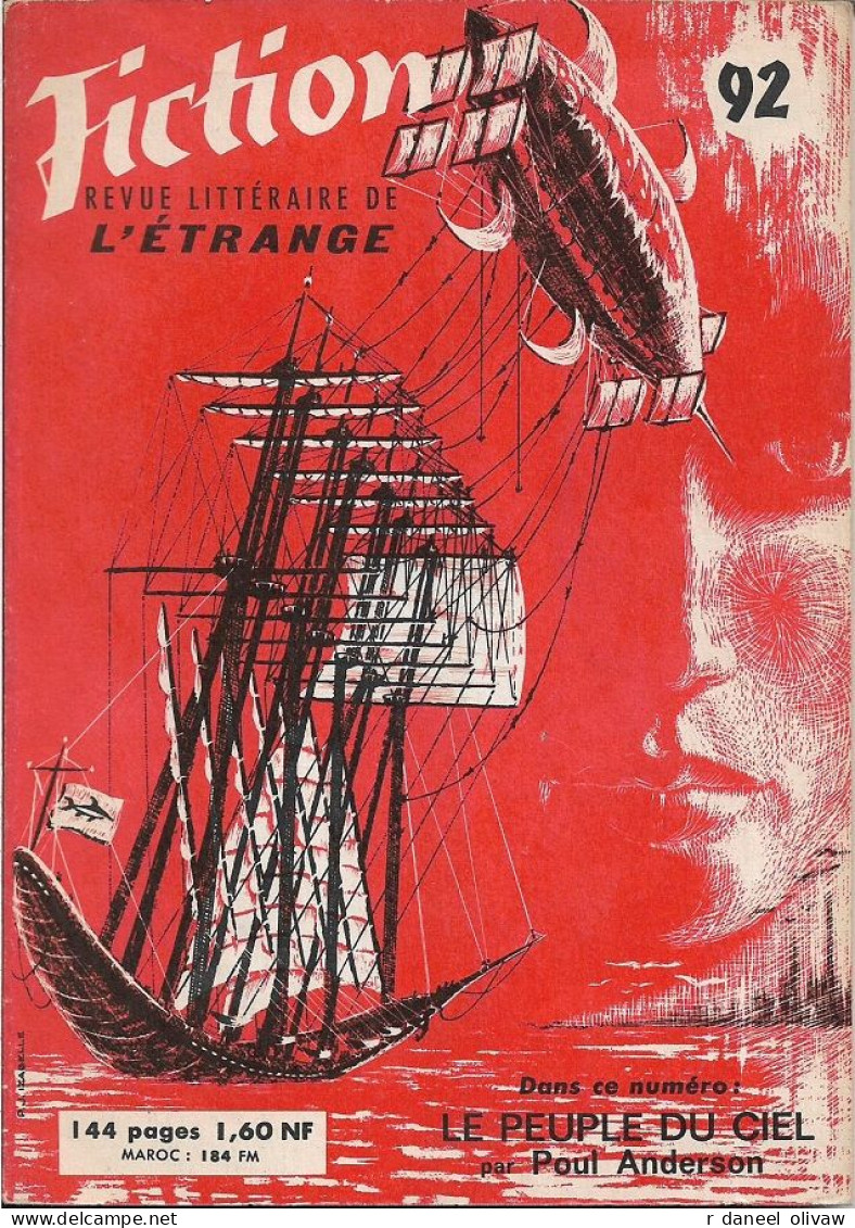 Fiction N° 92, Juillet 1961 (TBE) - Fiction