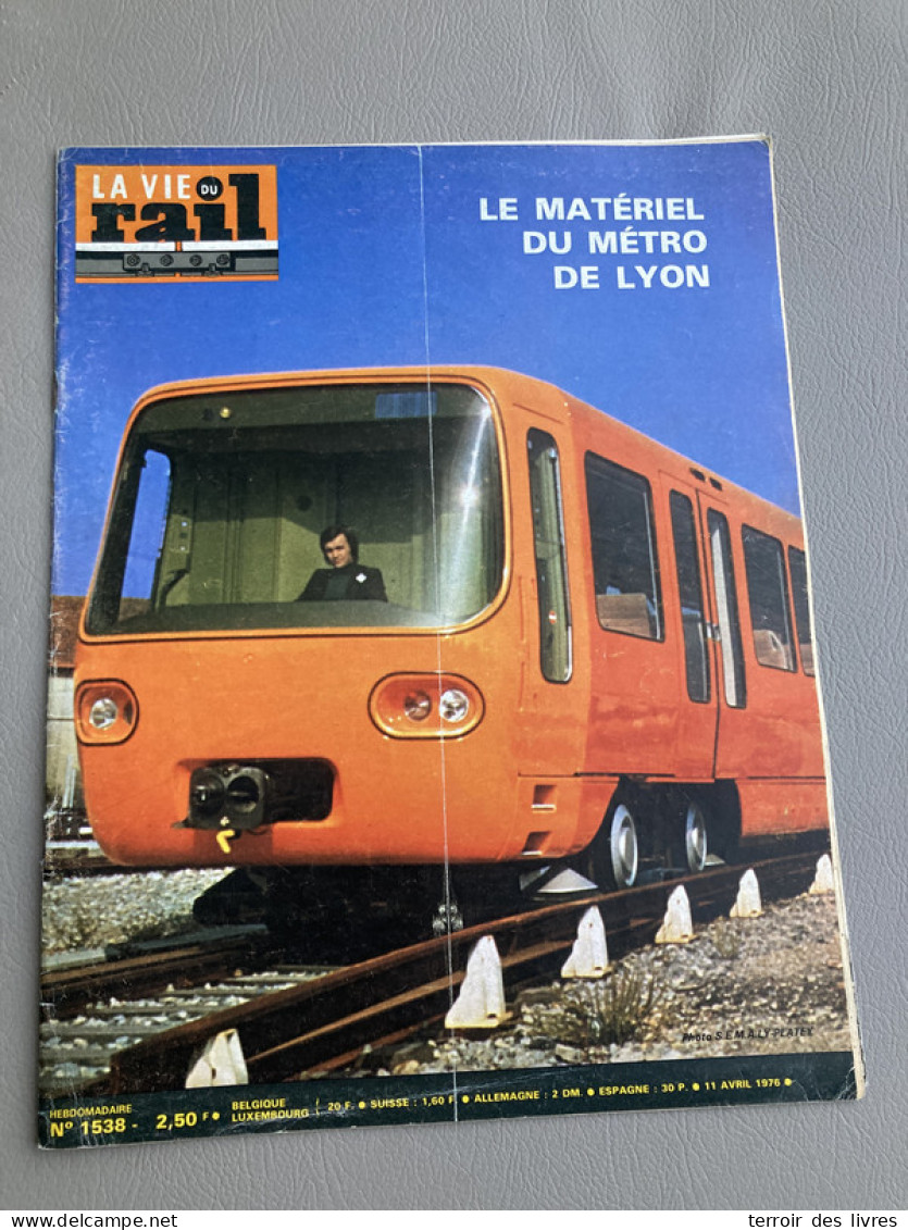 Vie Du Rail 1976 1538 BRIVE LA GAILLARDE LYON NICE LA PANNE KNOKKE OSTENDE DUNOYER DE SEGONZAC - Trenes