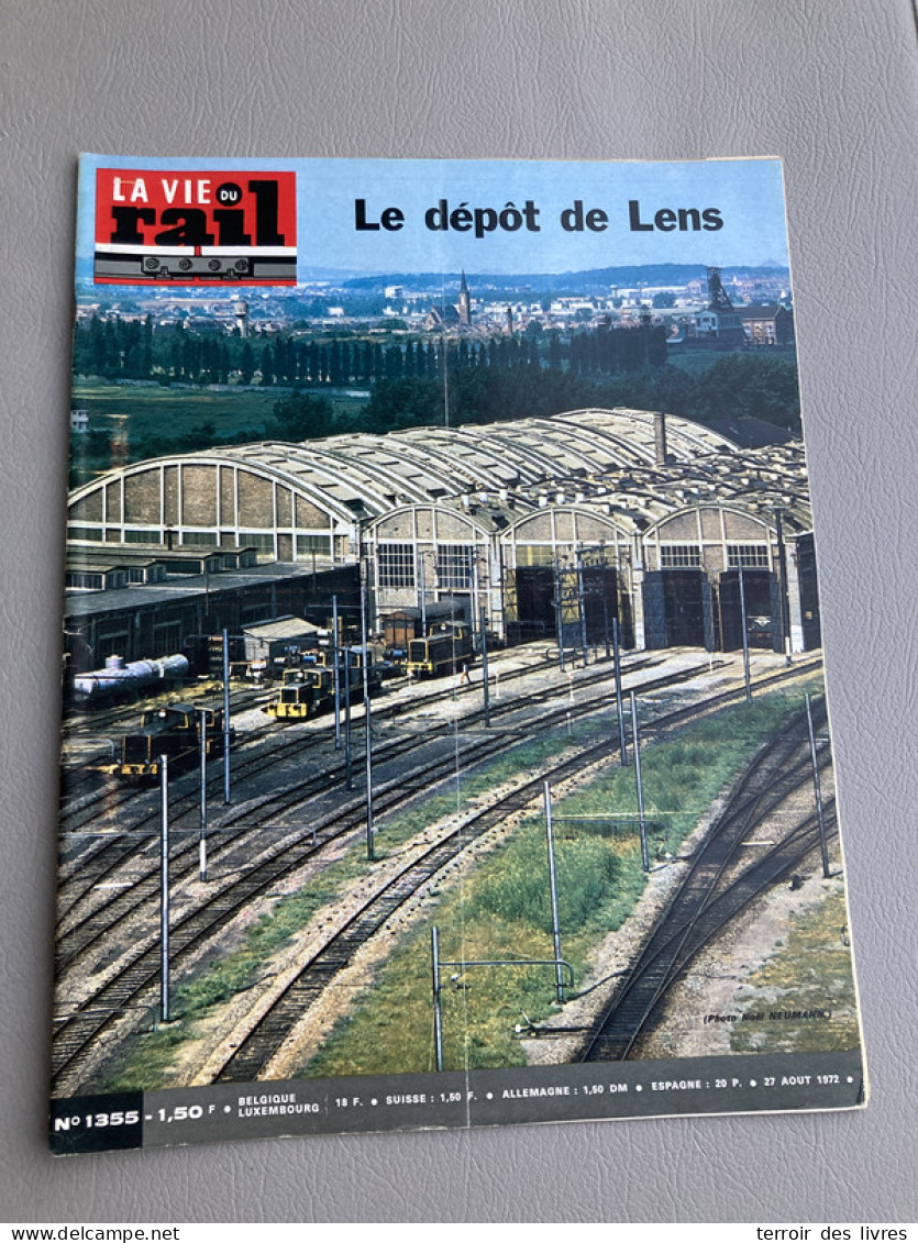 Vie Du Rail 1972 1355 LENS CHINDRIEUX CLISSON ORANGE BERGUETTE ARMENTIERES LACROIX - Trenes