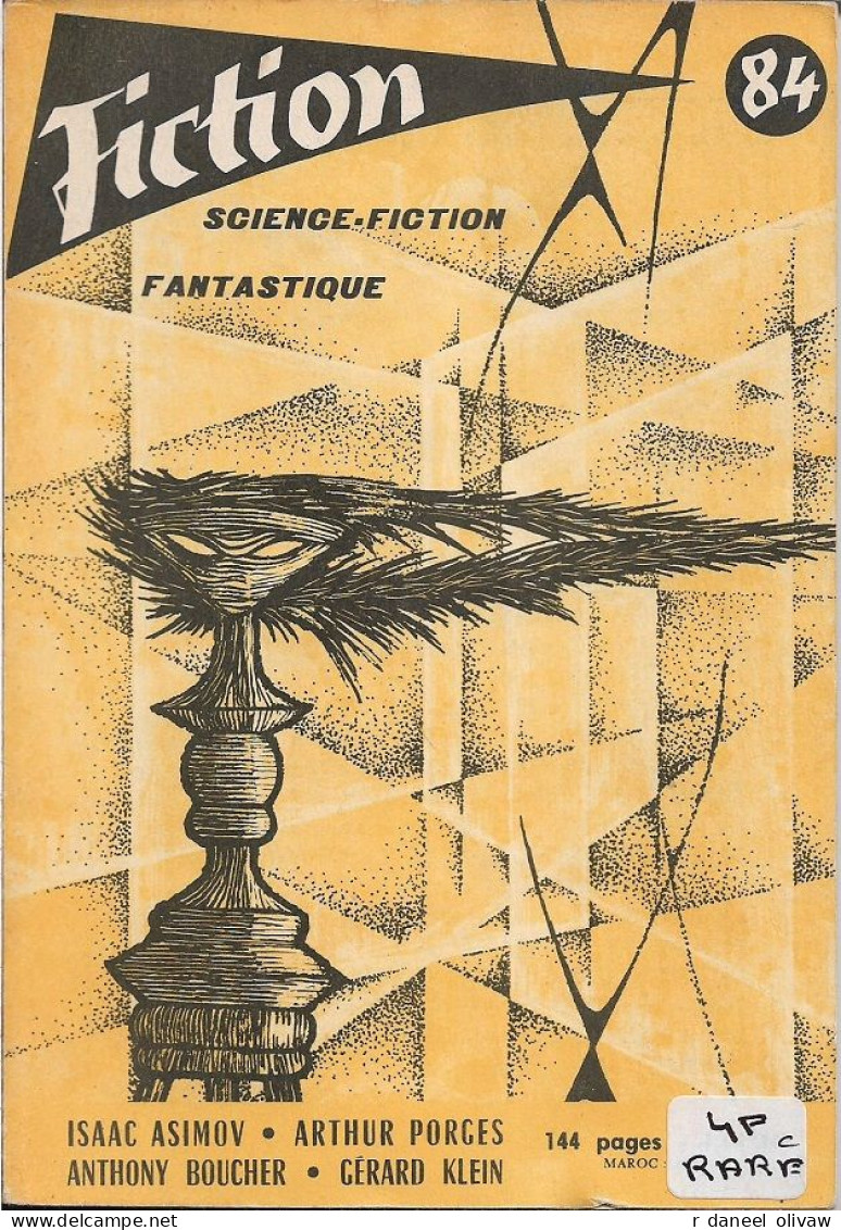 Fiction N° 84, Novembre 1960 (TBE) - Fictie