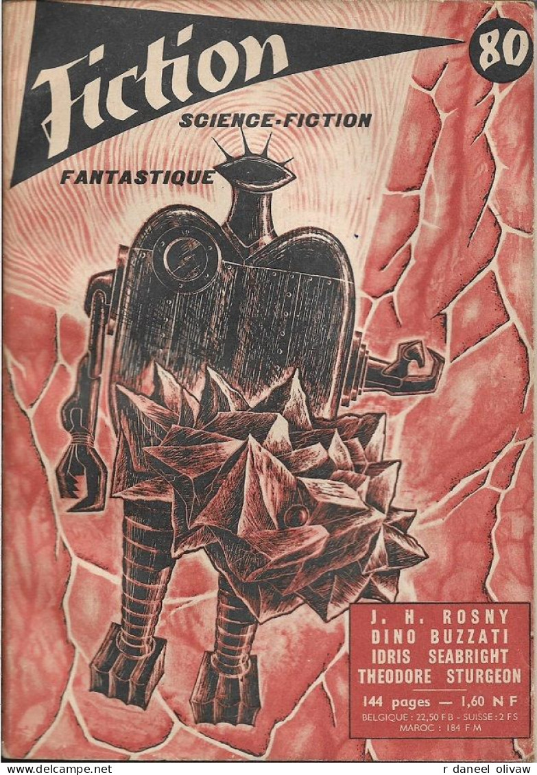 Fiction N° 80, Juillet 1960 (BE+) - Fictie