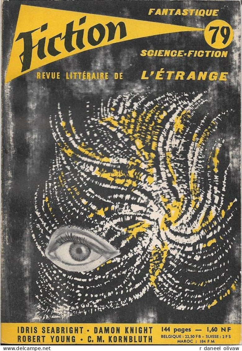 Fiction N° 79, Juin 1960 (BE+) - Fictie