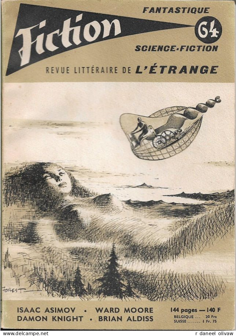 Fiction N° 64, Mars 1959 (BE+) - Fictie