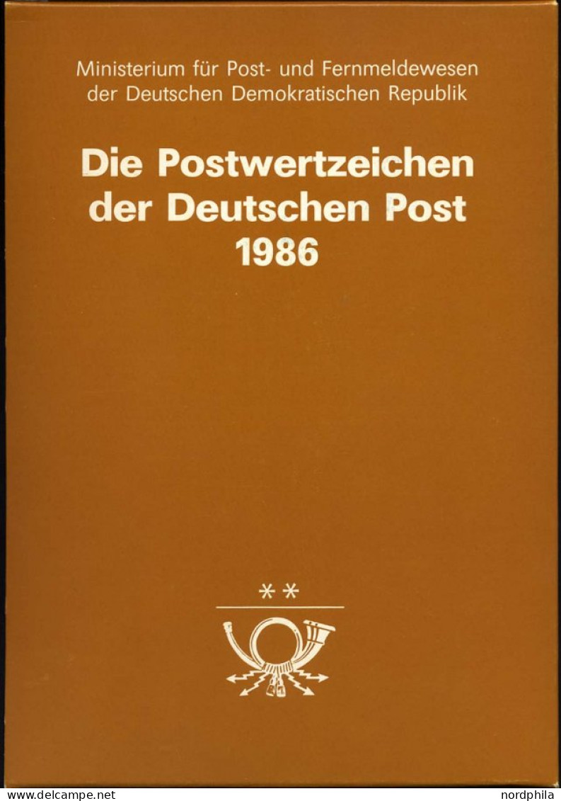 JAHRESZUSAMMENSTELLUNGEN J 3 , 1986, Jahreszusammenstellung, Pracht, Mi. 100.- - Other & Unclassified