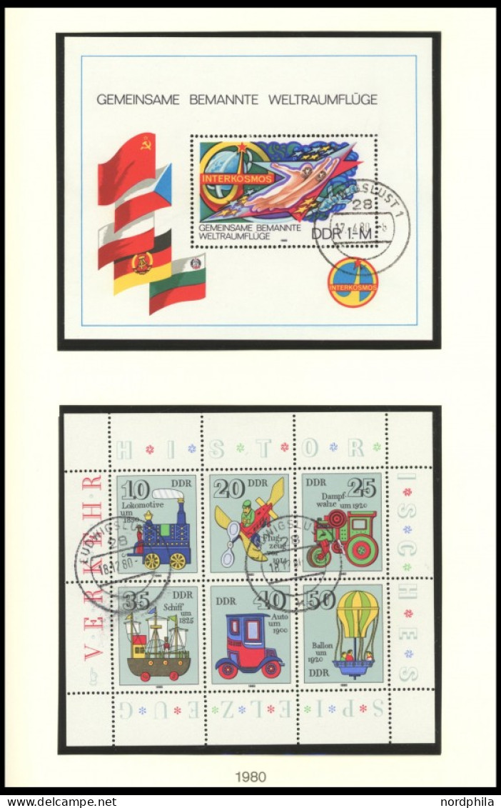 SAMMLUNGEN 2478-2919,o , 1980-84, Jeweils Postfrisch Und Gestempelt Komplett Im Neuwertigen Lindner Falzlosalbum, Pracht - Other & Unclassified