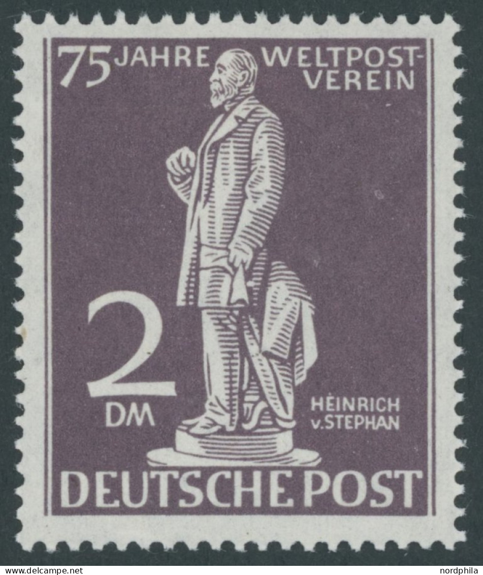 BERLIN 41V , 1949, 2 M. Stephan Mit Abart Weißer Fleck Unter Der Rechten Hand Neben Dem Tuch, Falzreste, Pracht - Other & Unclassified