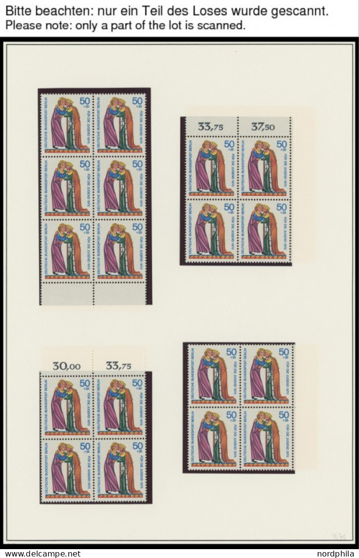 JAHRGÄNGE 353-78 VB , 1970, Kompletter Postfrischer Jahrgang, 18x In Bockstücken, Viele Randstücke, Sauber Auf Leuchttur - Sonstige & Ohne Zuordnung