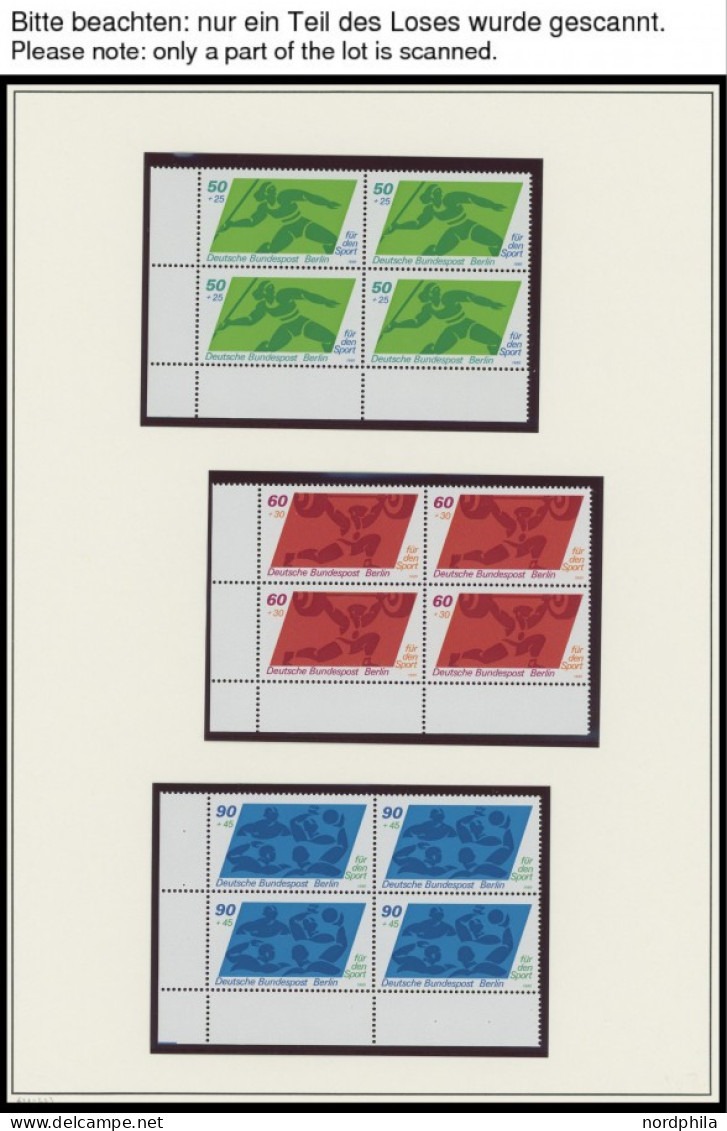 JAHRGÄNGE 591-636 VB , 1979/80, In Den Hauptnummern 2 Komplette Postfrische Jahrgänge, 7-8 X In Viererblocks Bzw. Streif - Autres & Non Classés