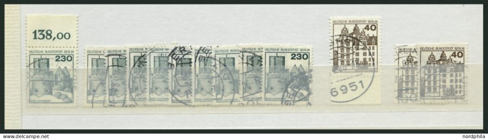 LOTS O, 1974-83, Saubere Dublettenpartie, Komplett, Je 6-10x, Feinst/Pracht, Mi. Ca. 2500.- - Other & Unclassified