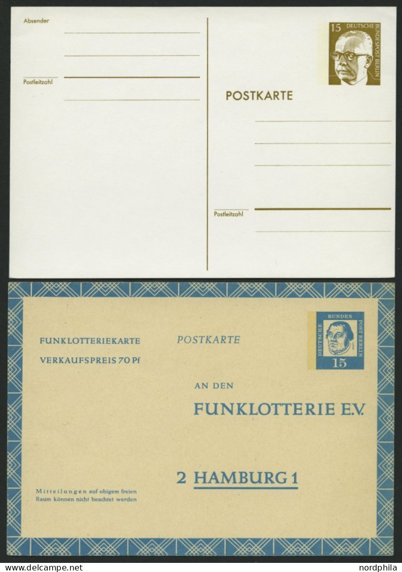 GANZSACHEN Aus P 1d-113 BRIEF, 1949-74, 64 Verschiedene Ungebrauchte Ganzsachenkarten, Fast Nur Prachterhaltung - Sammlungen